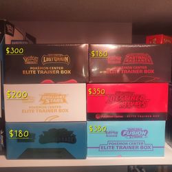 Pokemon Center ETBs