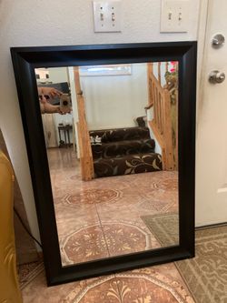 Two black mirrors