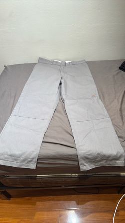 Light gray dickies double knee loose fit size 34x30