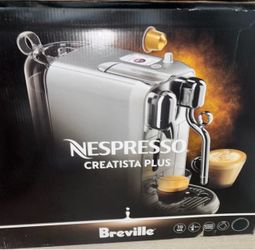 NEW Nespresso Breville Creatista Espresso Machine