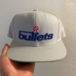 Grey Washington Bullets Hat