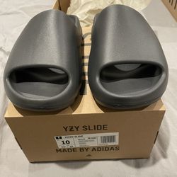 Yeezy Slides Black Size 10 New