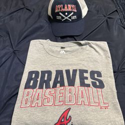 Braves Cap and XXL T-shirt