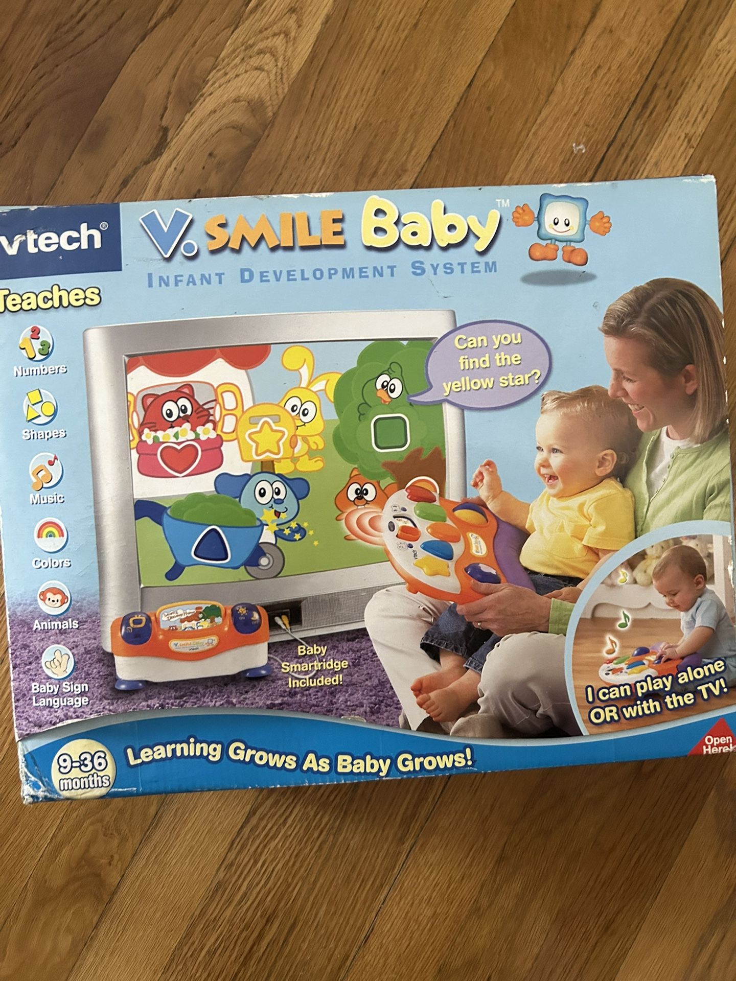 Vtech Vsmile Baby Infant Development System 9-36 Months 80-069000 NEW In Box