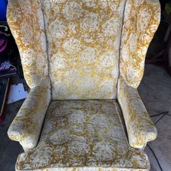 Vintage 70’s Floral Velvet Chair