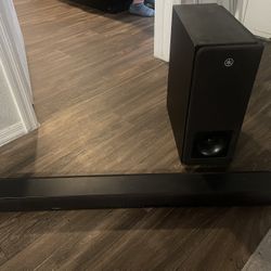 Yamaha YAS-207 Soundbar And Sub