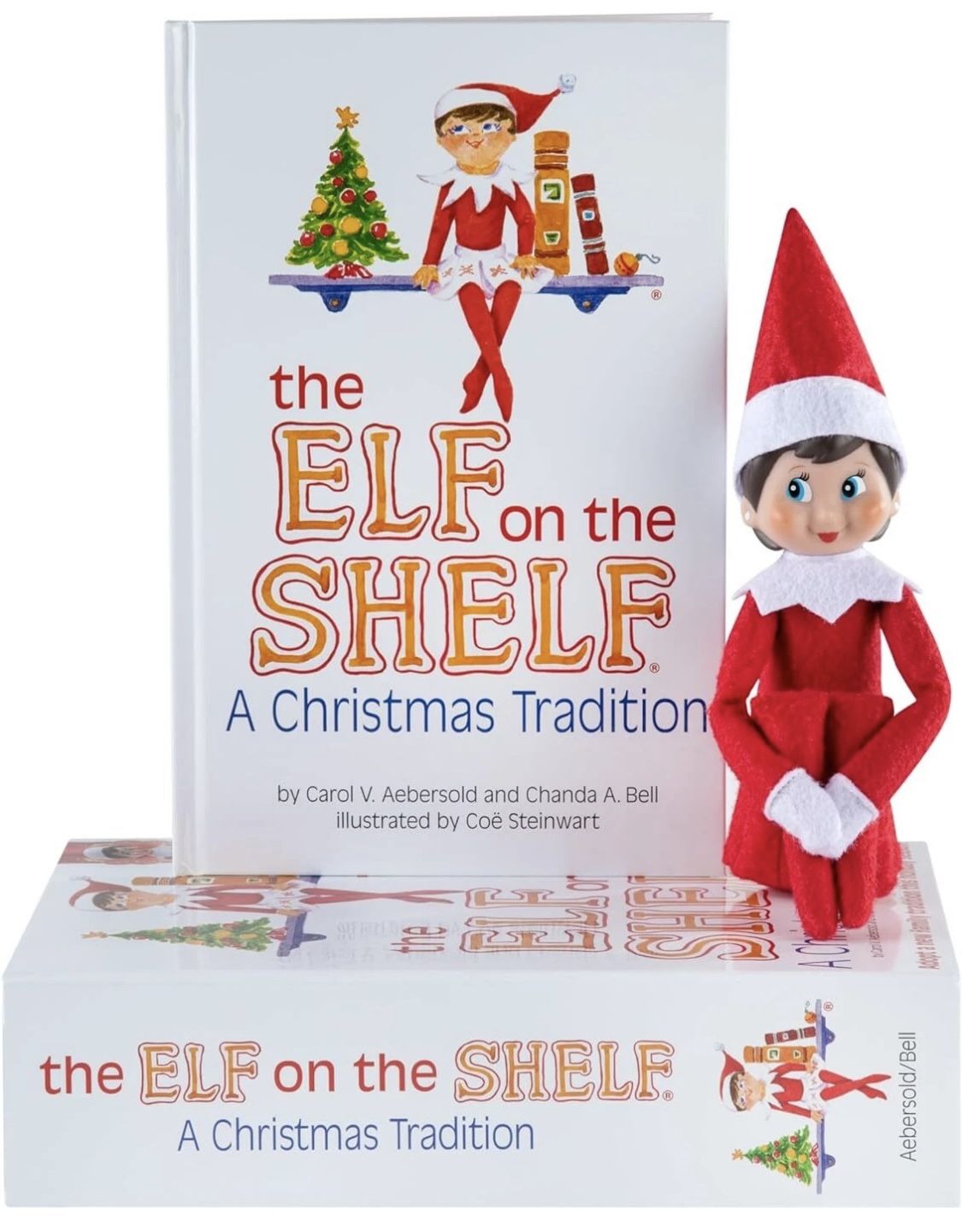NEW Sealed In box Elf On The Shelf Girl With Blue Eyes + Storybook