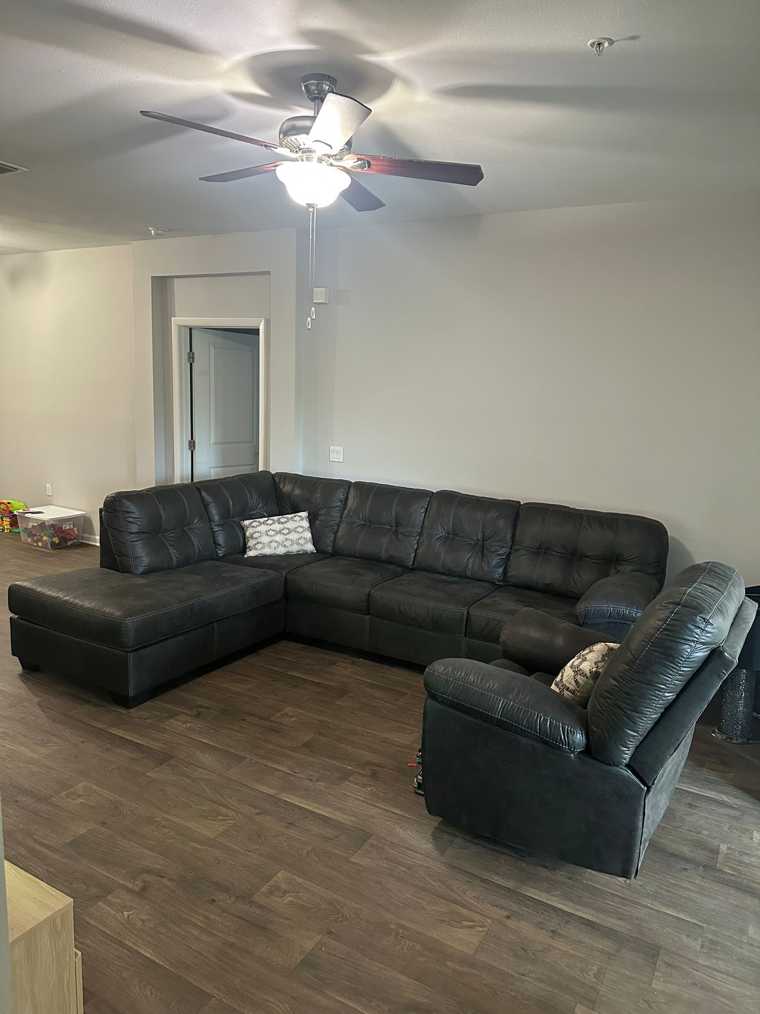 Sectional Sofa And Recliner Chair