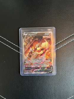 Flareon V Pokémon Card Single Strike Holo Near Mint