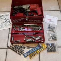Milwaukee Hammer Drill Bits Case Tool Accessories