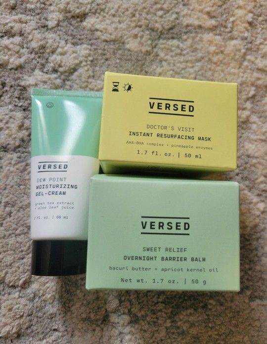 Versed Skincare Bundle 3pcs