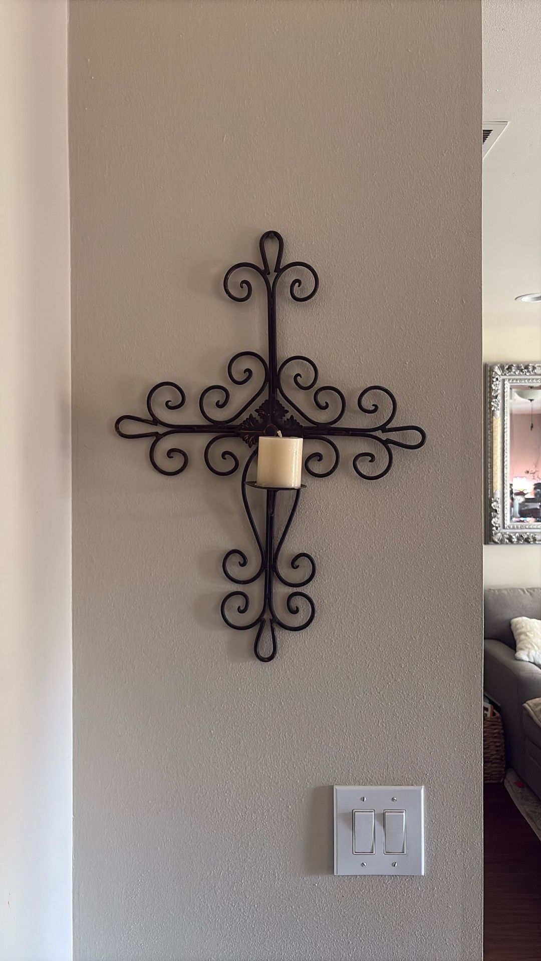 Wall Art Candle Holder