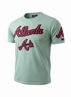 PRO STANDARD MLB Atlanta Braves Light Blue Baseball Shirt, Men's Size M