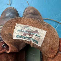 Vintage Red Wing Steel Toe Irish Setter boots size 10.5