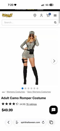 Soldier XS women’s costume