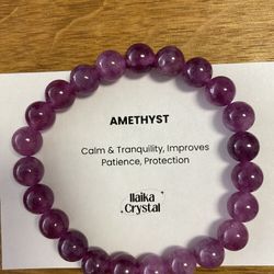 Amethyst Crystal Bracelet 