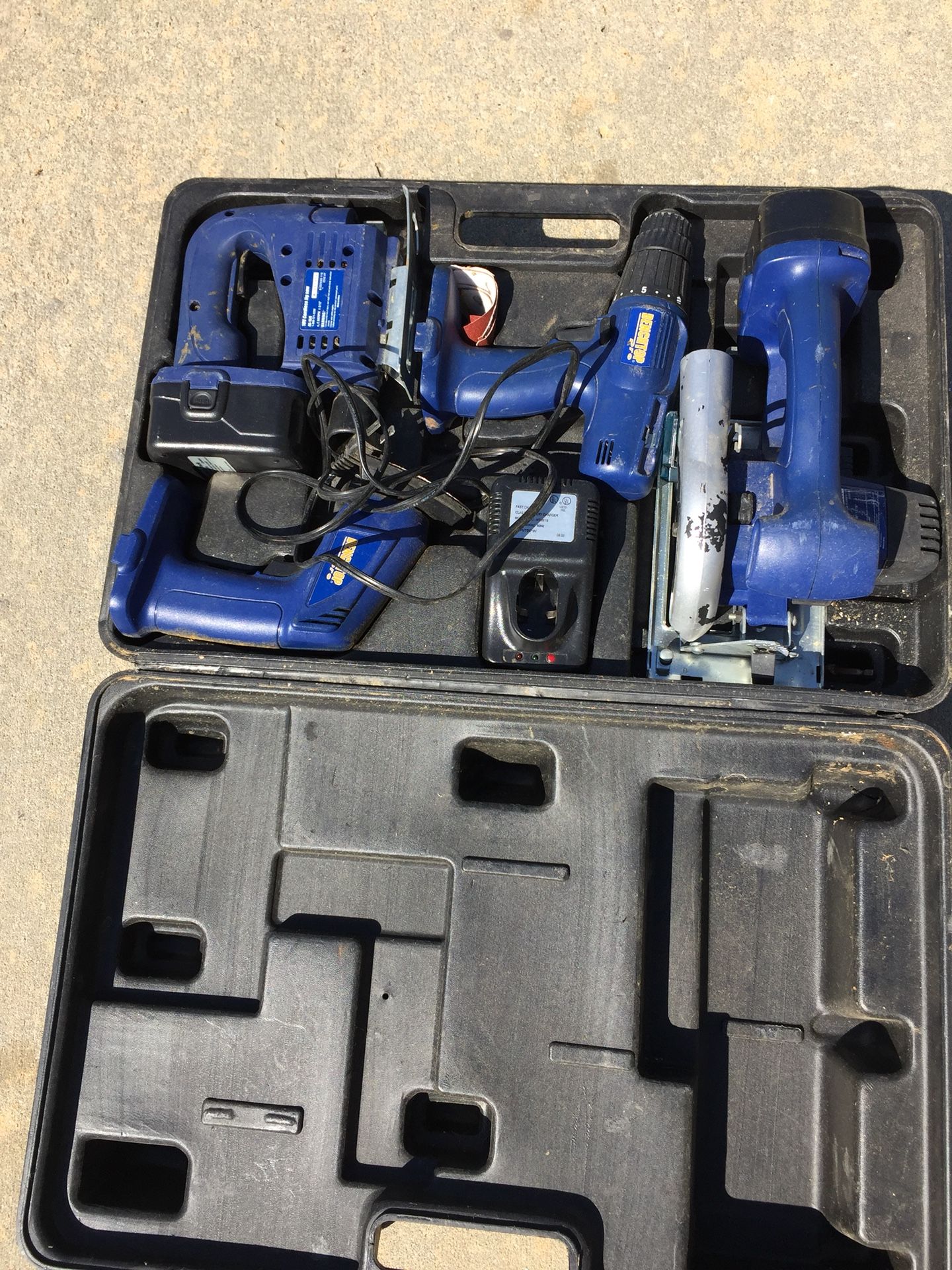 Benchtop pro cordless tool set