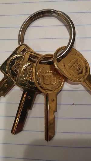 Photo Gold CADILLAC Uncut Keys C &D