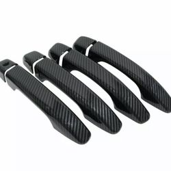 For Honda Accord 2018 2020 2021 Carbon Fiber Style Side Door Handle Cover Trim