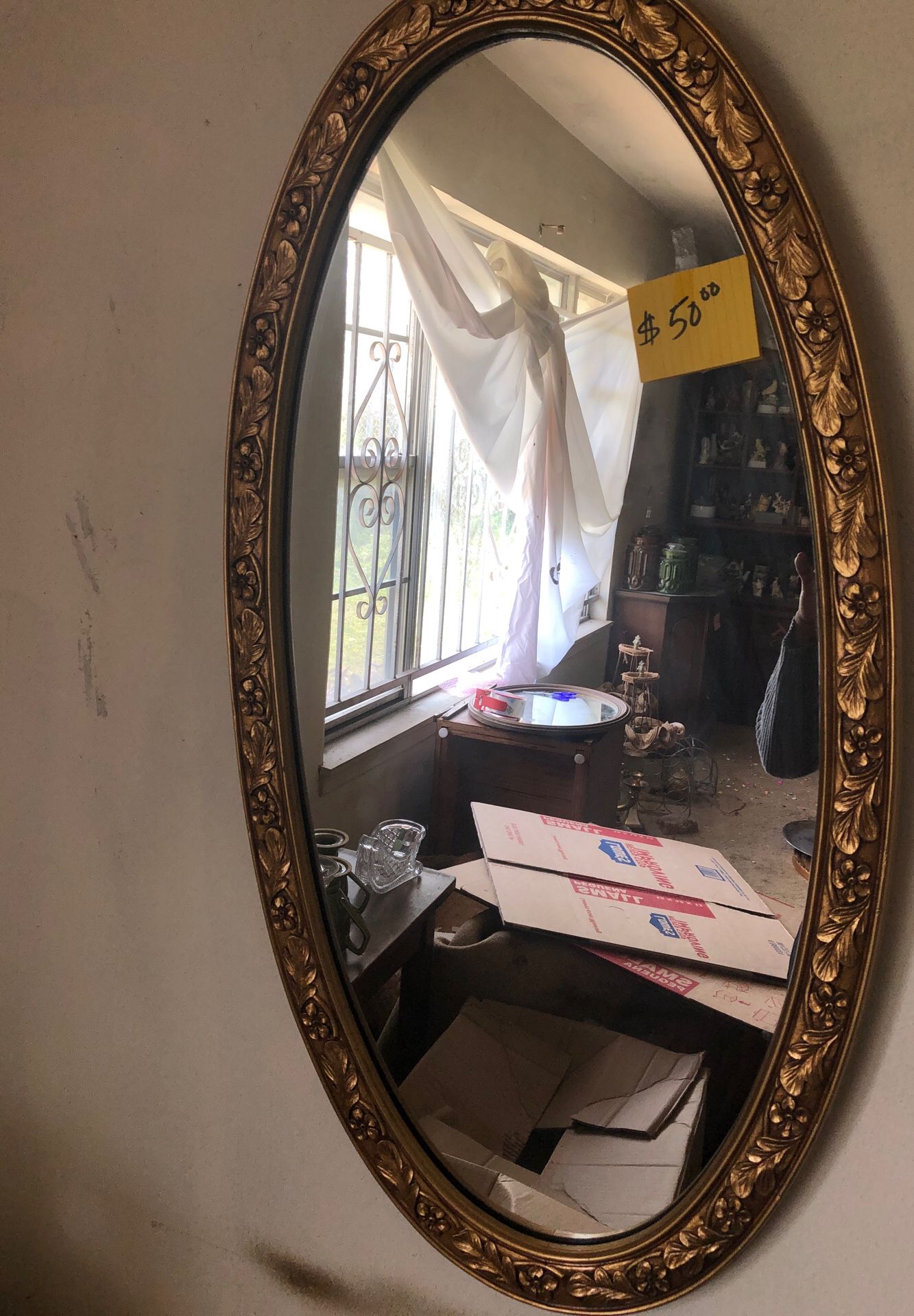 Antique mirrors gold frame