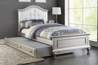 Twin bed with Trundle on sale only at elegant Furniture 🎈📦