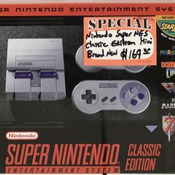 Nintendo Super NES Classic Edition Mini Brand New 