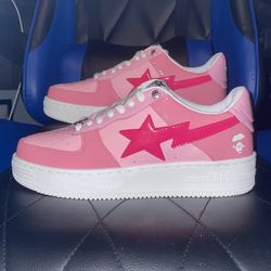 A Bathing Ape Bape Sta Low Camo Pink