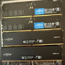 2 (2x32 Gb) DDR5 Ram (128gb Total)