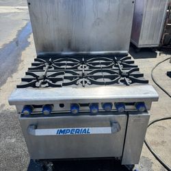 Imperial Six Burner Gas Range