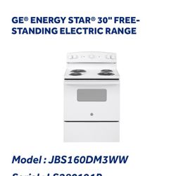 White Electric Range for $185. Three for $400