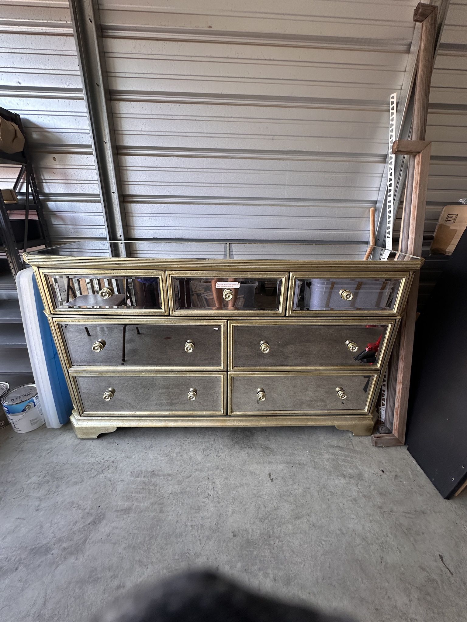 Z Gallerie Borghese 7 drawer mirrored dresser