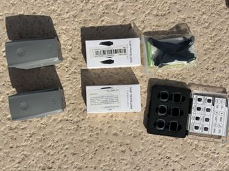 DJI Mavic Air 2 batteries, filters, propellers with carrying case.