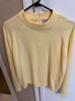 White Stag Yellow Knit Sweater misses XL