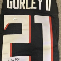 Falcons Todd Gurley II Signed Beckett Authenticated Jersey 