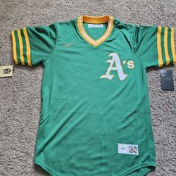 Nike Oakland Athletics Cooperstown Collection Team Jersey Men’s Size Small $135