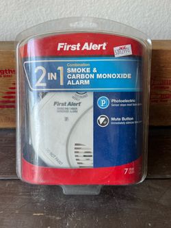 1 New Smoke and Carbon Monoxide Detector