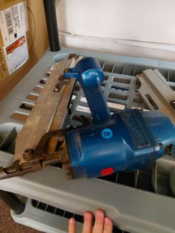 blue pneumatic framing nailer