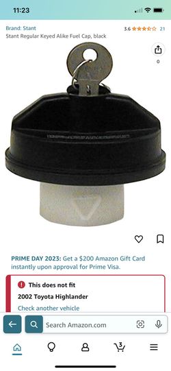 Toyota Or Pontiac Vibe Locking Gas Cap Stant 17509