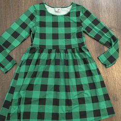 Girls Green And Black Dress Size 14 By RMLA #10