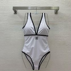 White One Piece CC bathing Suit 