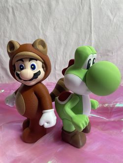 3D Printed Tanooki Mario/Yoshi