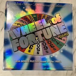 Wheel Of Fortune 25th Anniversary Board Game 