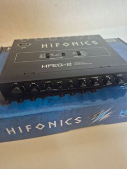 Hifonics HFEQ-2 4-Band EQ Line Driver Crossover