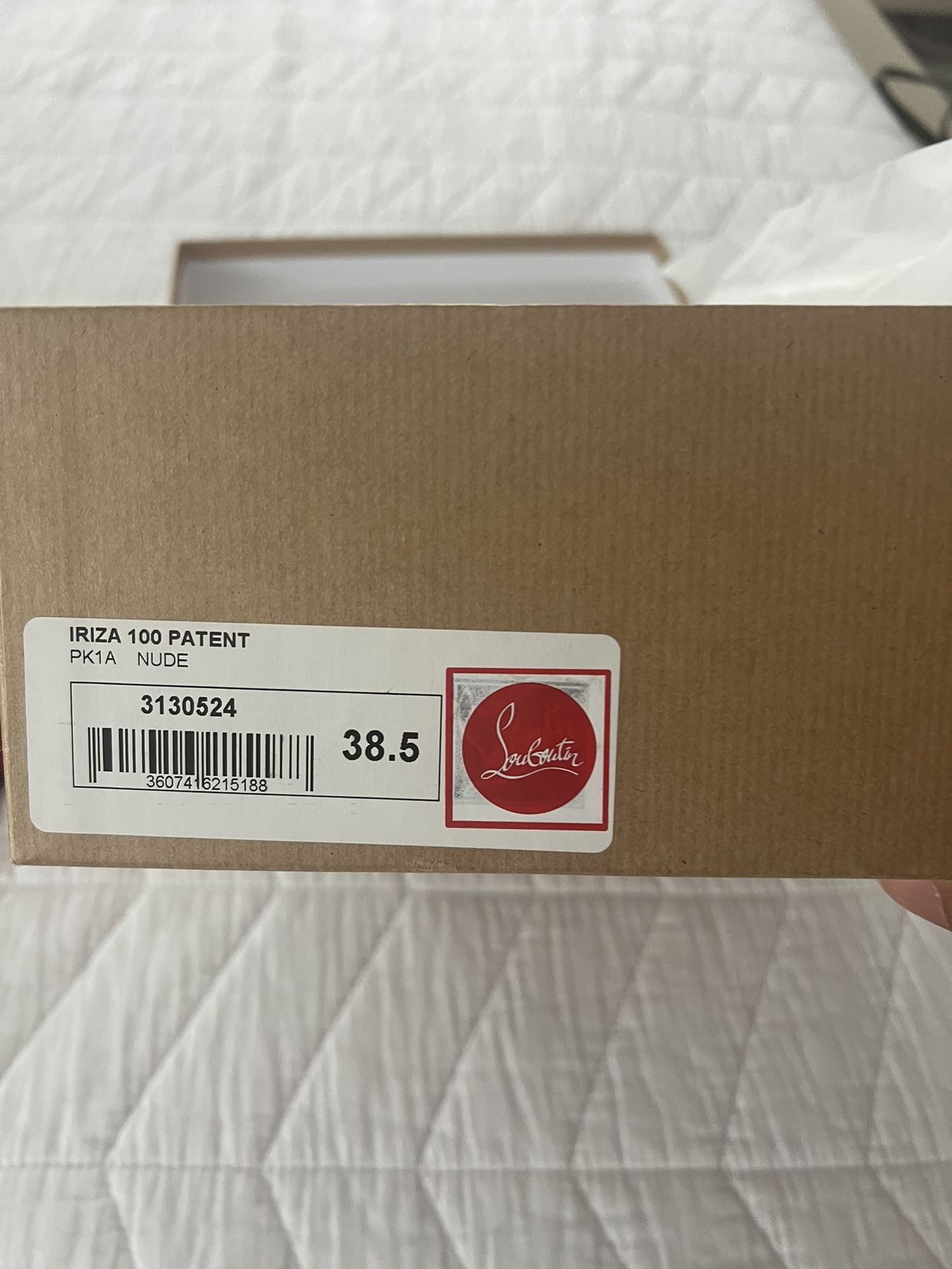 NEVER BEEN WORN RED BOTTOM SHOES (IRIZA)