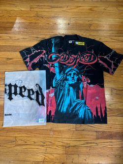 Godspeed Statue of Liberty Graphic T-Shirt