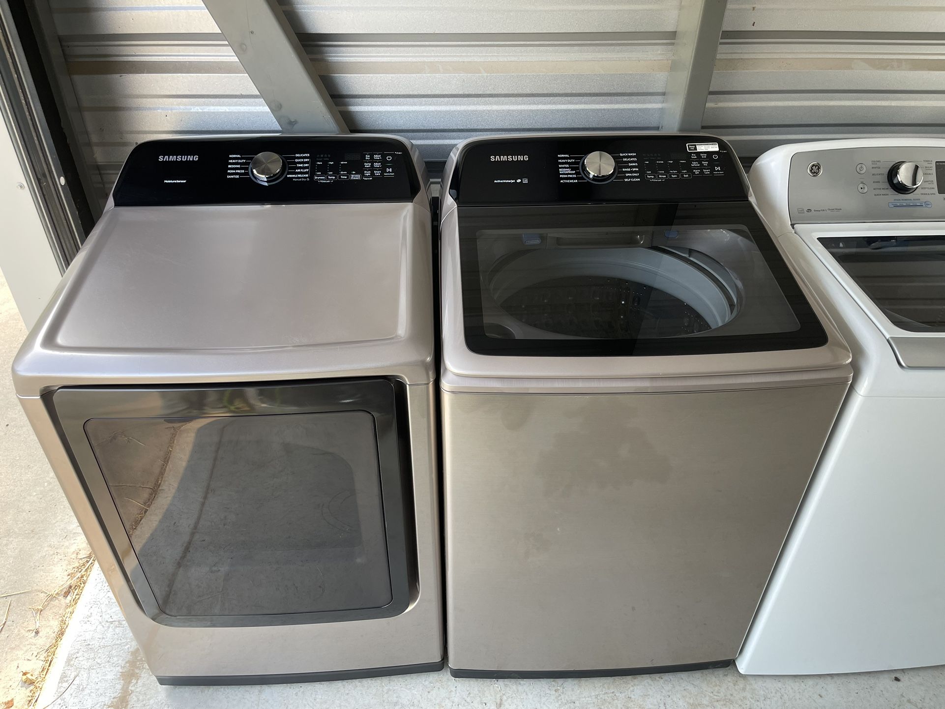 Washer And Dryer Samsung Top Load 