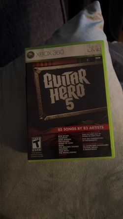 Xbox 360 guitar hero