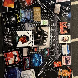 Metallica Metal Sign -18x24