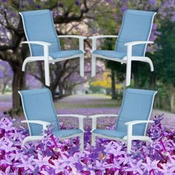 Adirondack Chairs Outdoor Furniture Patio Chairsfor Beach, Pool, and Fire Pit Seating, Light Blue