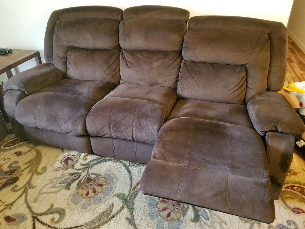Recliner sofa and love seat